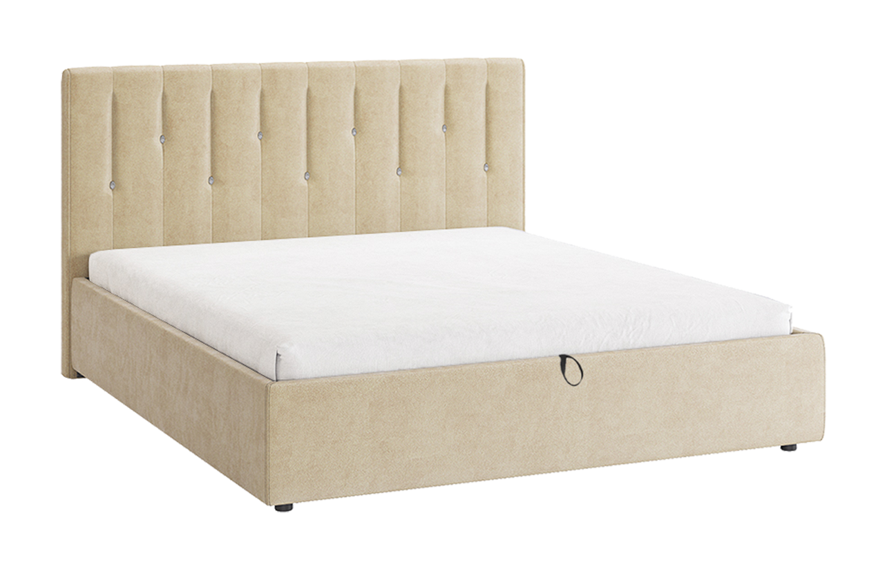 Кровать с подъемным механизмом Кристи 2 160х200 см (карамель (велюр))