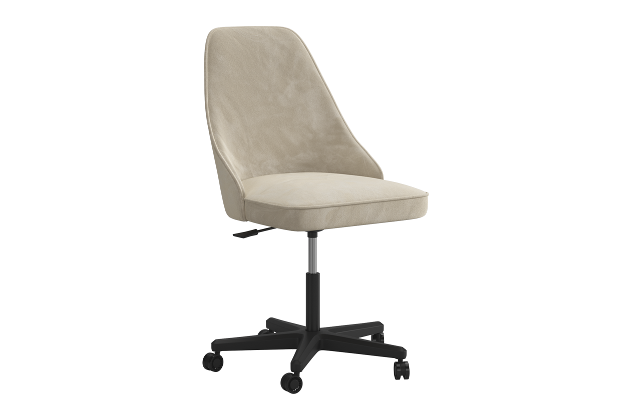 Стул Милан 2 Т3 (пломбир (велюр)/черный)