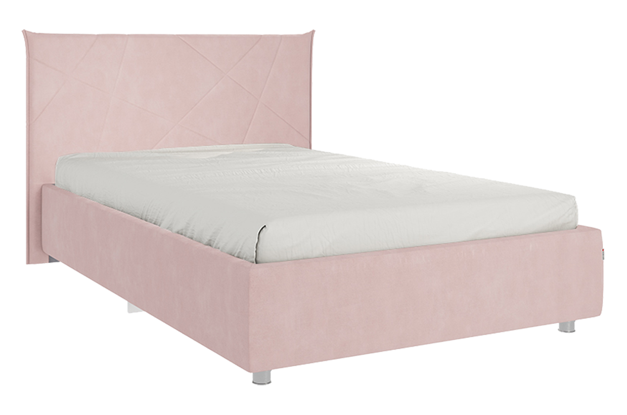 Каркас кровати Квест 120х200 см (нежно-розовый (велюр))