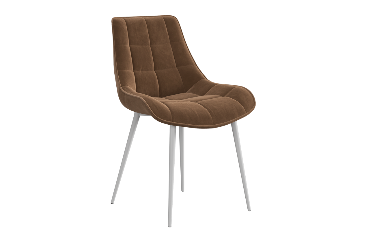 Стул Монти Т1 (беж (велюр)/белый)