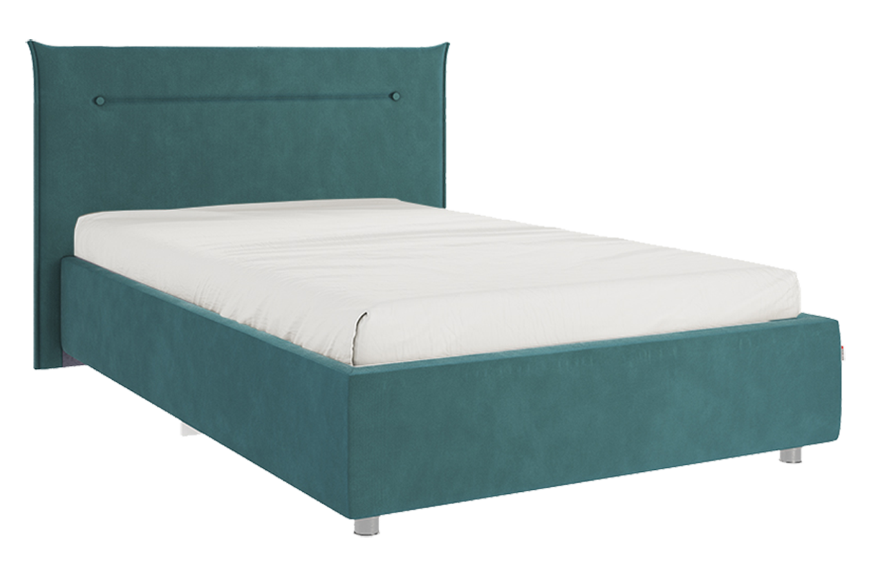 Кровать с основанием Альба 120х200 см (сосна (велюр))