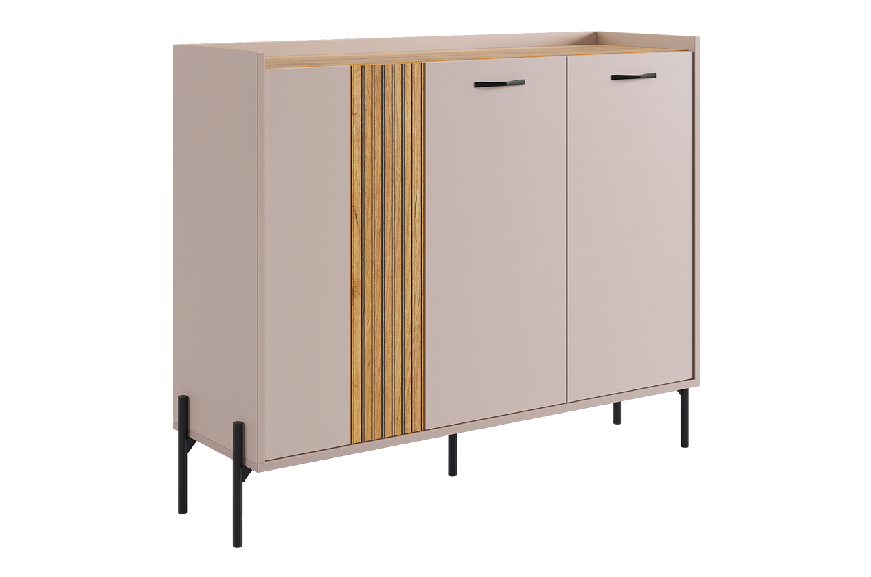 Доминика Комод (кашемир/дуб крафт золотой)