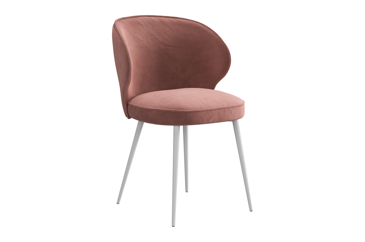 Стул Гудвин Т1 (вереск (велюр)/белый)