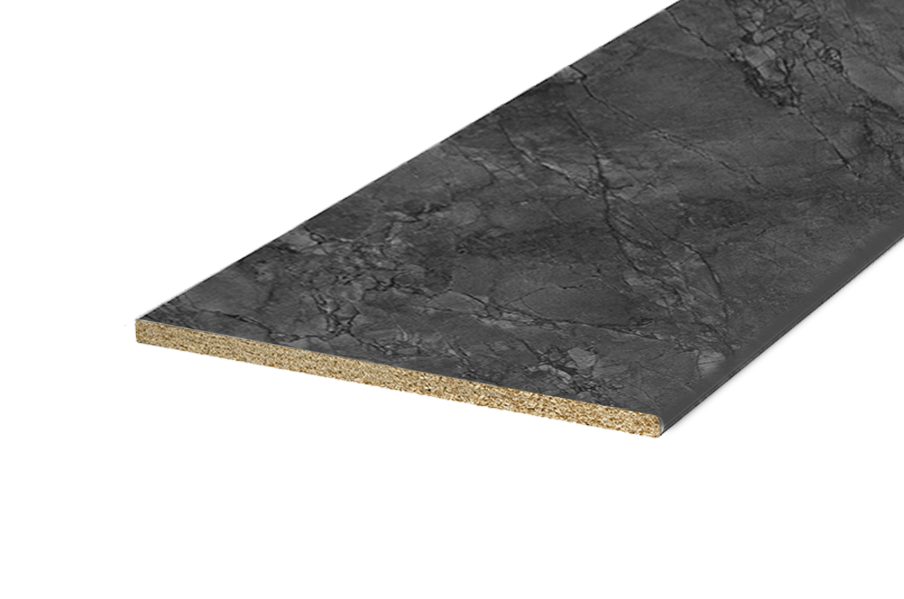 Столешница постформинг H38 L2600 (мрамор империал темный)