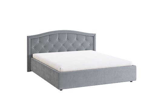 Кровать с основанием Верона 2 160х200 см (оникс (велюр))
