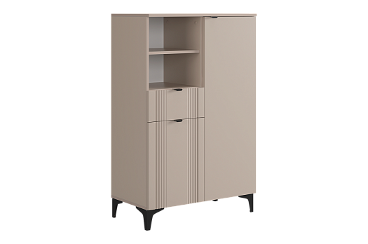 Рич Комод 2 (кашемир/фрапучино матовый/черный)