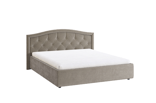 Кровать с основанием Верона 2 160х200 см (латте (велюр))