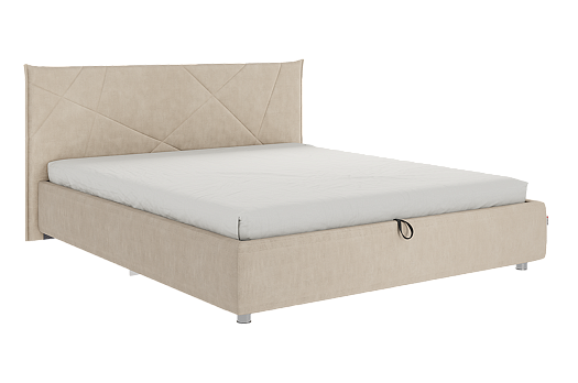Кровать с подъемным механизмом Бест 160х200 см (капучино (велюр))