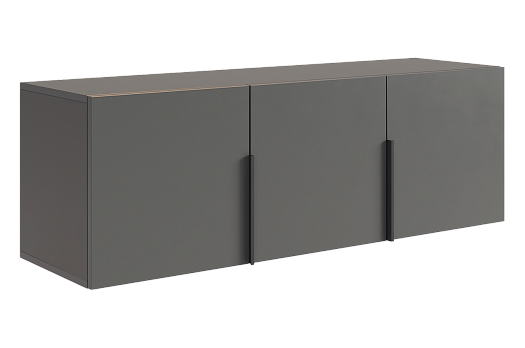 Баско Антресоль трехдверная L1200 (графит)