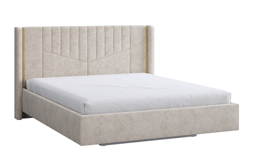 Кровать с подъемным механизмом "Диор" 160х200 см (кашемир суфле (велюр))