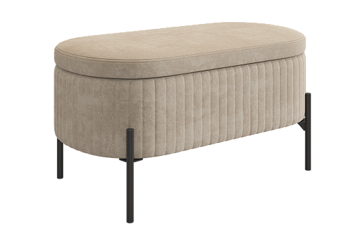 Пуф Винни (капучино (велюр))