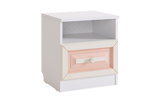 Алиса Тумба прикроватная (белый/крем)