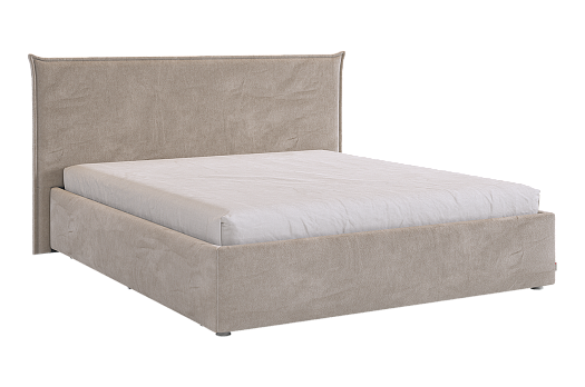 Кровать с основанием Лада 160х200 см (латте (велюр))