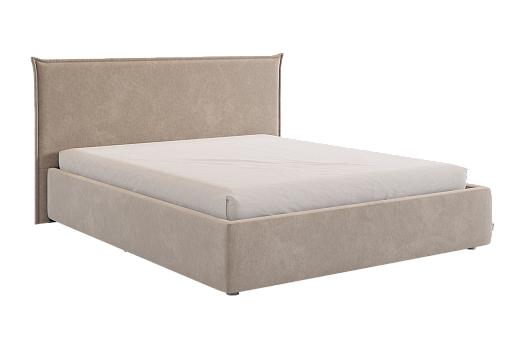 Кровать с основанием Лада 160х200 см (капучино (велюр))