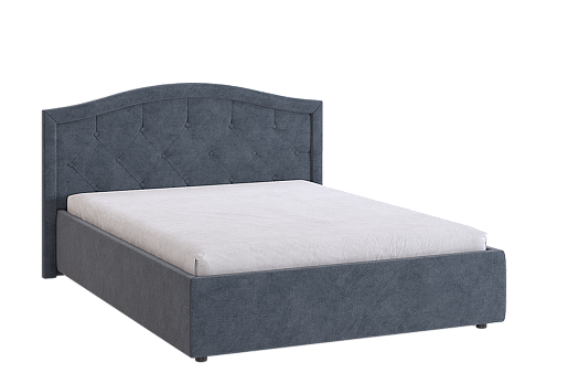Кровать с основанием Верона 2 140х200 см (топаз (велюр))