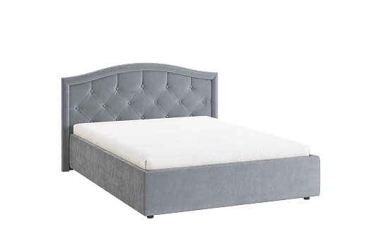 Кровать с основанием Верона 2 140х200 см (оникс (велюр))