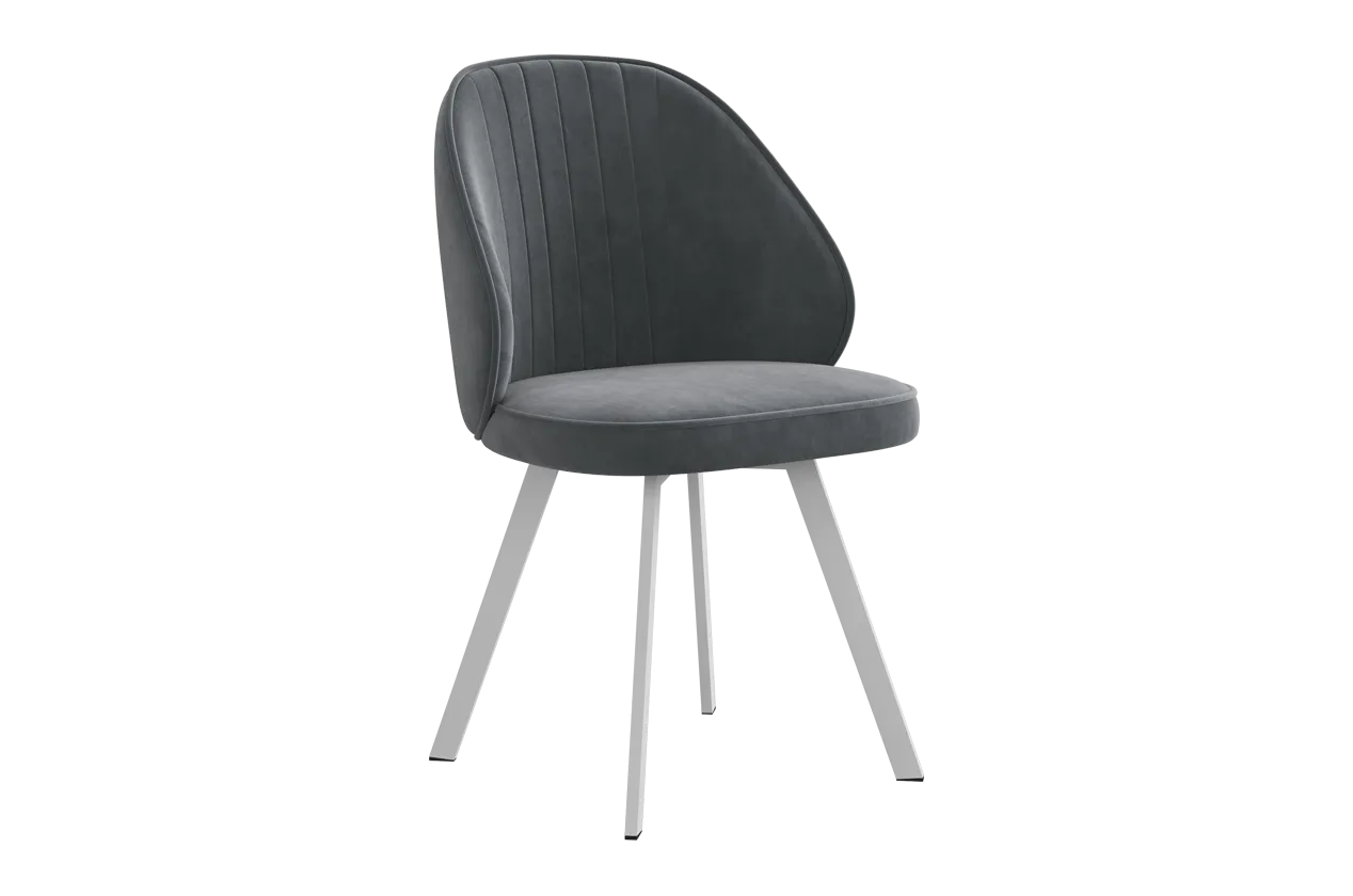 Стул Монарх Т2 (графит (велюр)/белый)