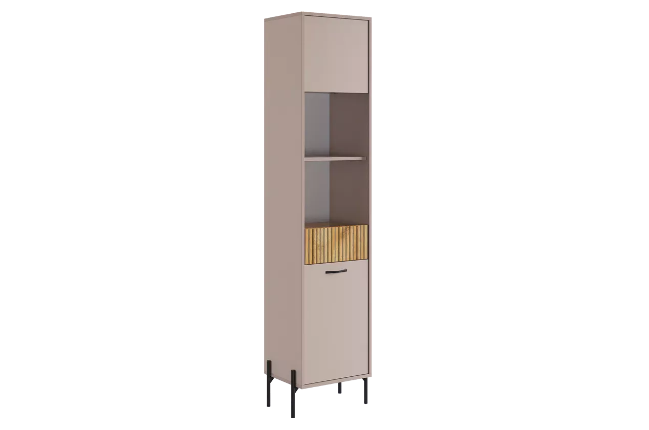 Доминика Стеллаж (кашемир/дуб крафт золотой)