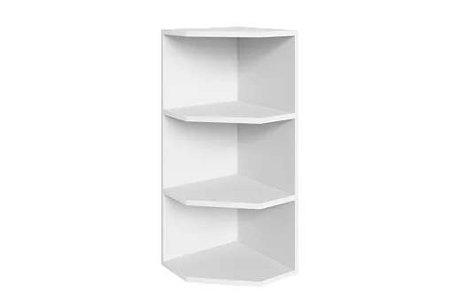 Шкаф навесной концевой L300 H720 Кухня (белый)