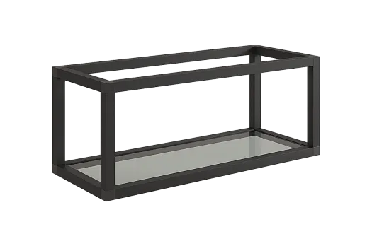 Шкаф навесной из профиля L500 H180 Кухня (черный муар)