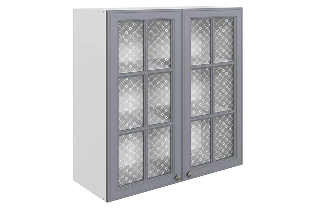 Мишель Шкаф навесной L800 Н900 (2 дв. реш.) (эмаль)
