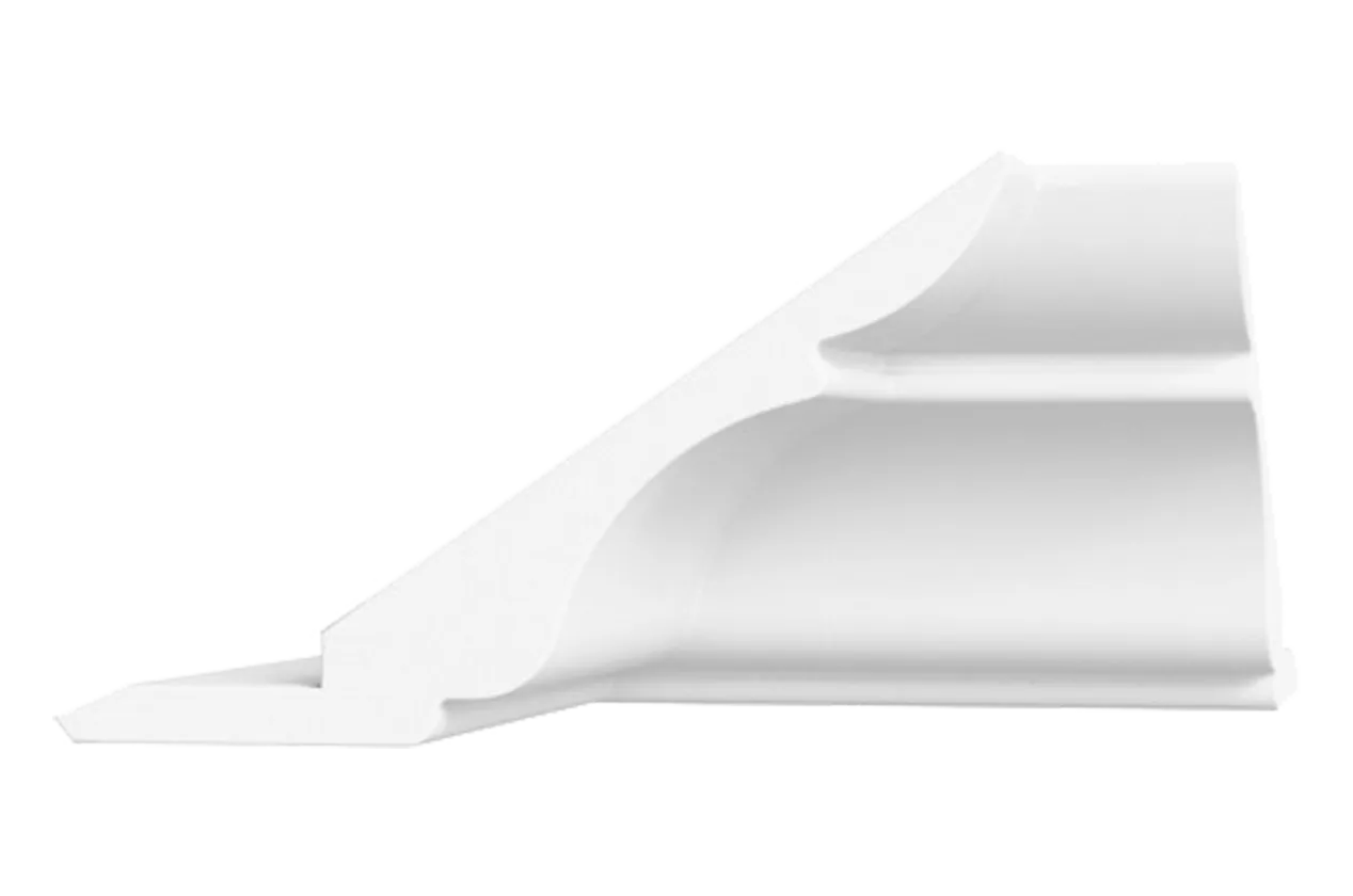 Элемент карниза угловой внутренний (90 град.) Мишель (белый)